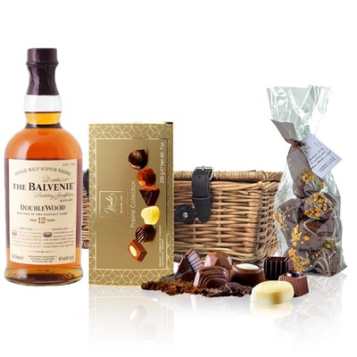 Balvenie 12 Year Old DoubleWood Whisky And Chocolates Hamper
